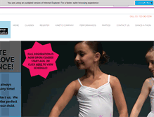 Tablet Screenshot of kineticartsdance.com